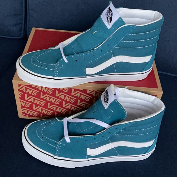 Vans Sk8-Hi Blue Coral/True White MENS - Picture 3 of 16